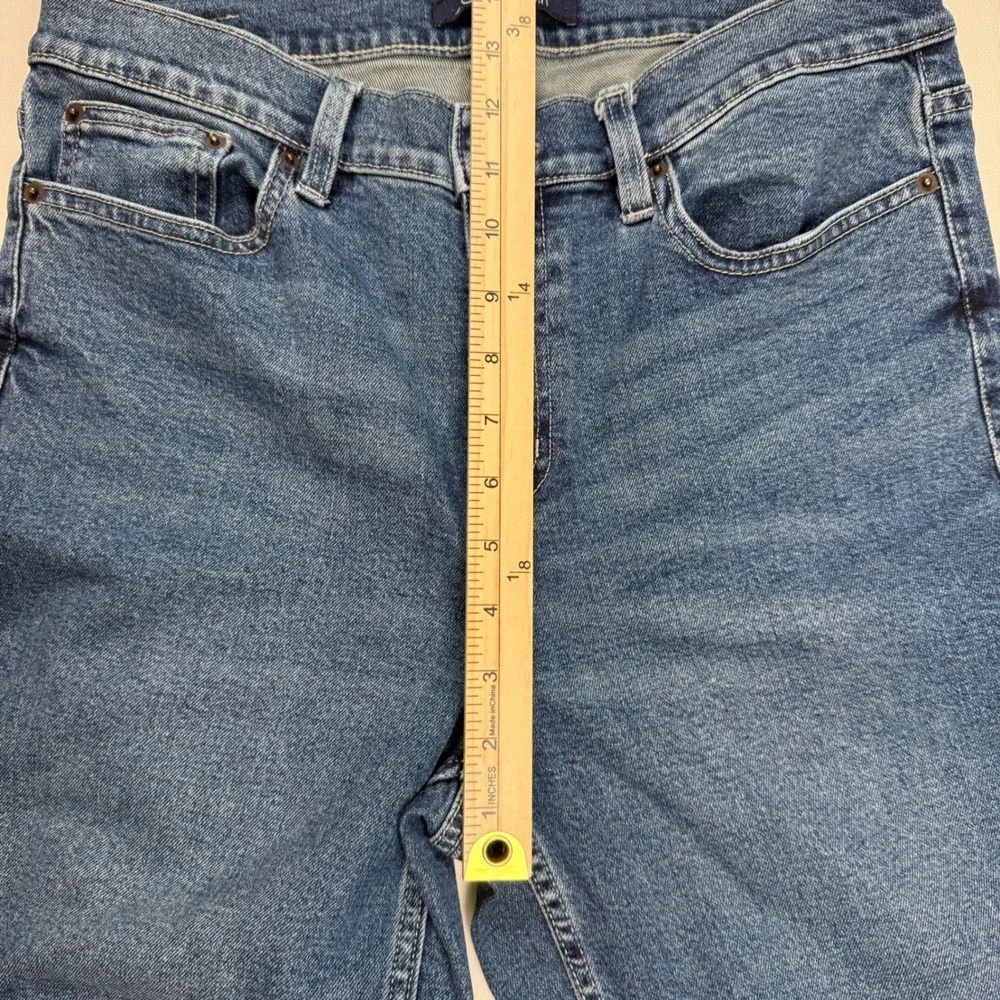 Calvin Klein Women High‎ Rise Straight Leg JeanMedium Wash Blue Size 10 CJMB4845